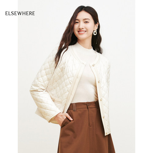 舒适棉服外套女ELSEWHERE珂思