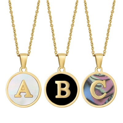 Women 26 Alphabet Letter Necklace, Collarbone Chain 字母项链