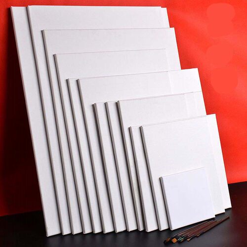 Cotton & Linen Stretched Canvas Frame, Blank Canvas Board