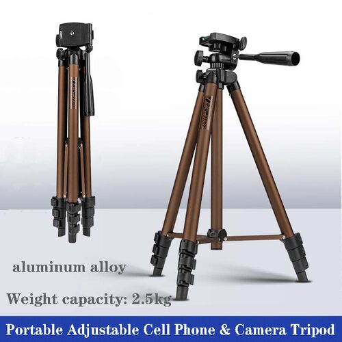 Portable Phone Tripod Stand, Adjustable Camera Tripod 三脚架