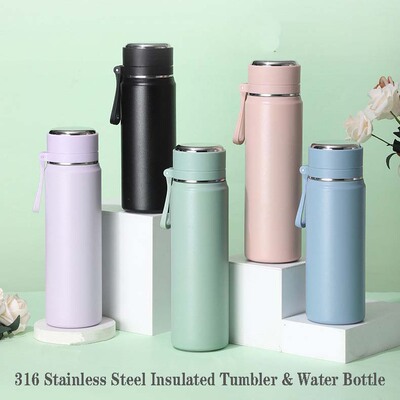 304 Stainless Steel Vacuum Insulated Tumbler & Water Bottle