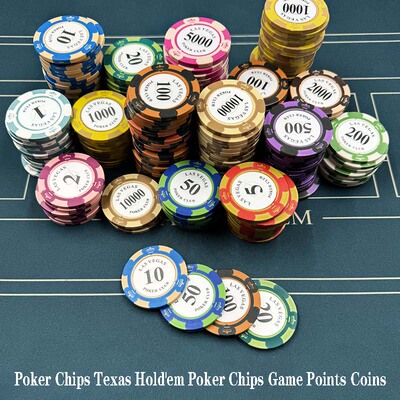 Poker Chips Texas Hold'em Poker Chips Game Points Coins 筹码