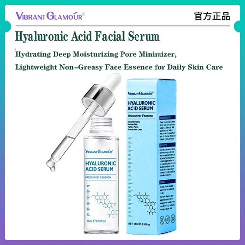 Hyaluronic Acid Facial Serum, Hydrating Pore Minimizer Serum