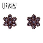 欧美BetJ宫廷复古雪花形耳钉 GENUINE CHOICE