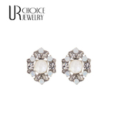 英国新兴品牌MarchS蛋白石色对称婉约耳钉 GENUINE CHOICE