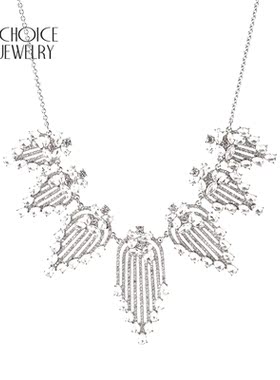 【UR CHOICE】GENUINE●美国I.N.C原单正品银色欧美奢华闪亮项链