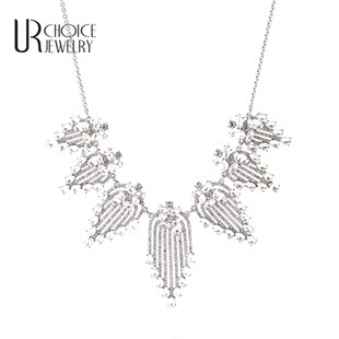 GENUINE CHOICE 银色欧美奢华闪亮项链 美国I.N.C原单正品