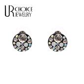 欧美Betj复古彩钻耳钉 GENUINE CHOICE