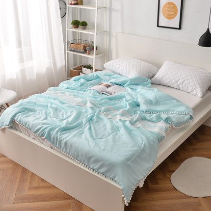 雪纺夏被夏天薄被子春秋被芯空调被夏凉被双人宿舍单人学生被子