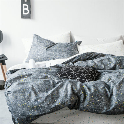 纯棉四件套全棉套件1.5米1.8m双人床上用品被套床单1.2m三件套