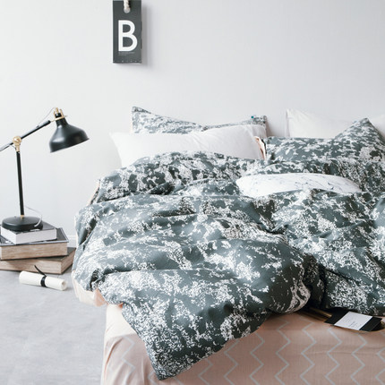 纯棉四件套全棉套件1.5米1.8m双人床上用品被套床单1.2m三件套