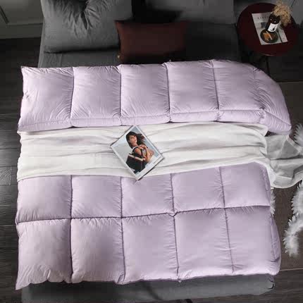 七好啄木鸟 全棉水洗棉冬被加厚双人太空被子被芯春秋被加厚保暖