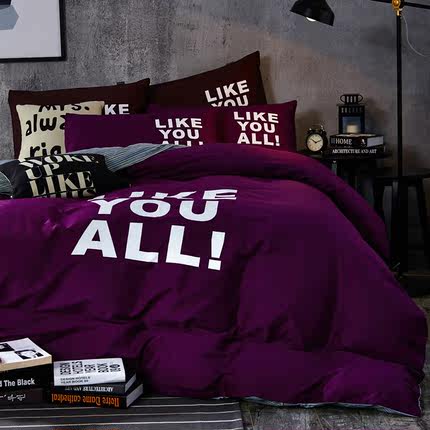 纯棉四件套全棉床品1.8m床上用品夏季被套床单1.2m三件套1.5米