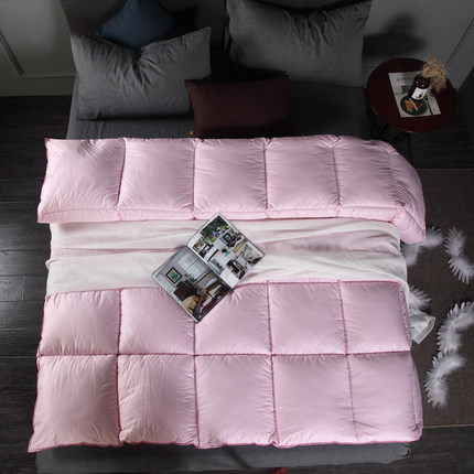 七好啄木鸟 全棉水洗棉冬被加厚双人太空被子被芯春秋被加厚保暖