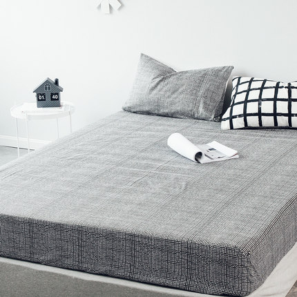 七好啄木鸟 纯棉床笠单件全棉1.5m床垫套床罩1.8米席梦思保护套