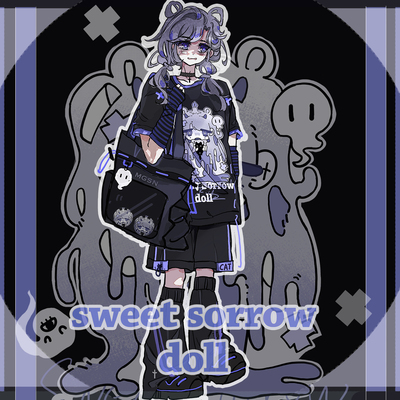 亚文化潮玩娃娃宽松短袖T恤