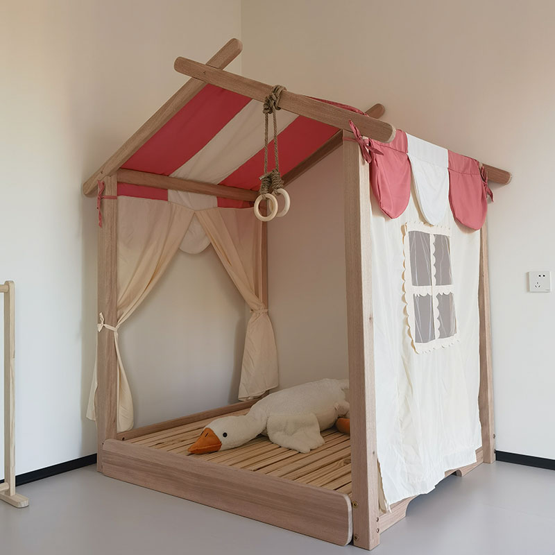 定制木屋床床帘树屋床冰棍床飞屋床床幔儿童床遮光帐篷ins防尘,床上用品,床幔,淘宝优惠券,粉丝福利购,淘宝优惠卷