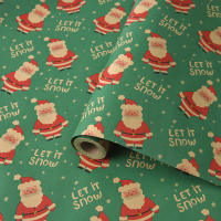 High-end Christmas gift wrapping paper, large-sized children's Christmas and Christmas Eve apple candy gift box packaging material, retro colored paper, paper packing paper, kraft paper, large sheet thumbnail 5