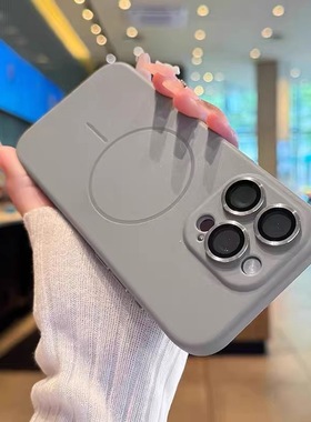 带镜头膜相机键适用于苹果17promax手机壳硅胶iPhone16新款磁吸15软壳17Air高级感全包14简约超薄13套12男女