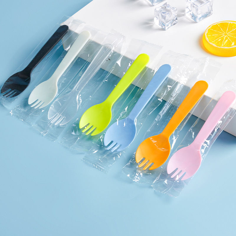 otop塑料叉食品级加厚叉子