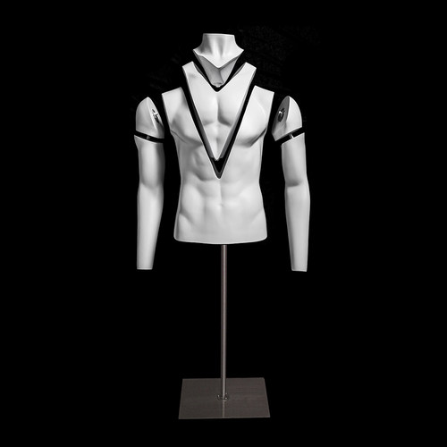 服装拍摄模特男幽灵半身模特淘宝拍摄隐形假人模3D镂空拍摄道具