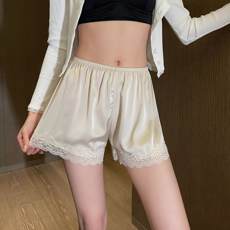 【2条装】安全裤女防走光外穿不卷边宽松居家蕾丝短裤打底保险裤,女士内衣/男士内衣/家居服,女安全裤,淘宝优惠券,粉丝福利购,淘宝优惠卷