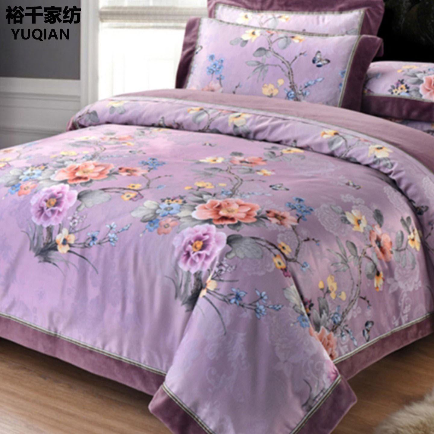 A类母婴级牛奶绒四件套冬季双面珊瑚绒加厚2026新款保暖床单被套