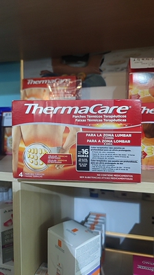 2027年6月直邮ThermaCare腰背热敷贴4片腰痛肌劳损16小时热疗