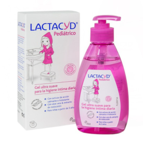 西班牙直邮Lactacyd超温和的儿童私处洗液200ml适3岁以上的女孩