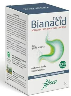 2027年12月西班牙直邮ABOCA 植物护胃片45片反酸返流胀气胃粘膜