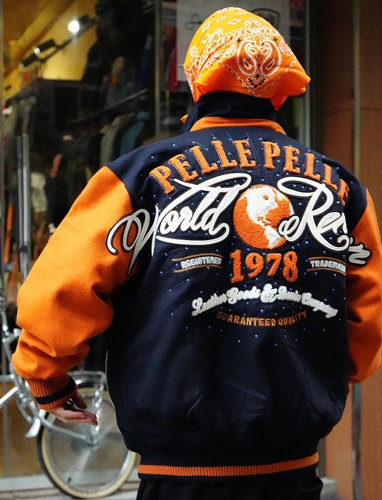 绝版pellepelle羊毛重磅重工限量版hiphop收藏品狠货羊毛外套夹克