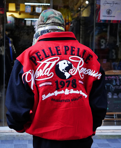 绝版pellepelle羊毛重磅重工限量版hiphop 收藏品狠货羊毛外套