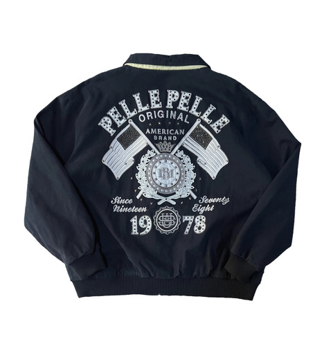 超大码Pellepelle绝版狠货超重工限量版收藏品90S hiphop夹克外套
