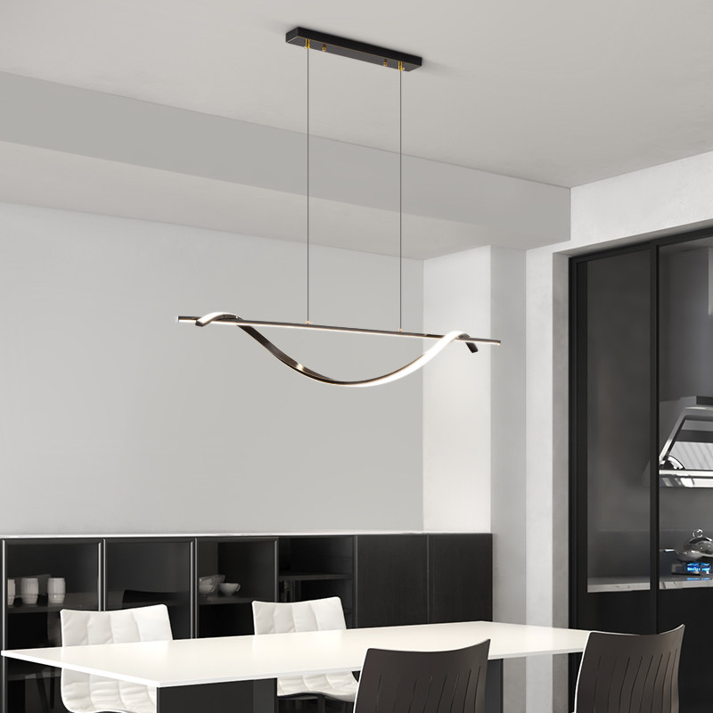 极简全铜极简餐厅吊灯现代简约轻奢长条灯意式设计师创意餐桌吧台,家装灯饰光源,餐厅吊灯,淘宝优惠券,粉丝福利购,淘宝优惠卷
