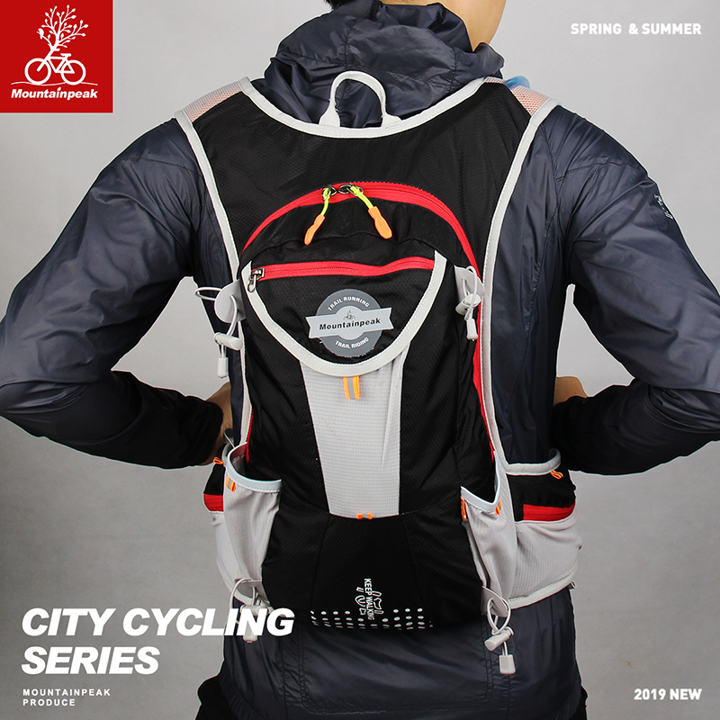新品自行车包骑行背包户外运动双肩包跑步便携水袋包登山