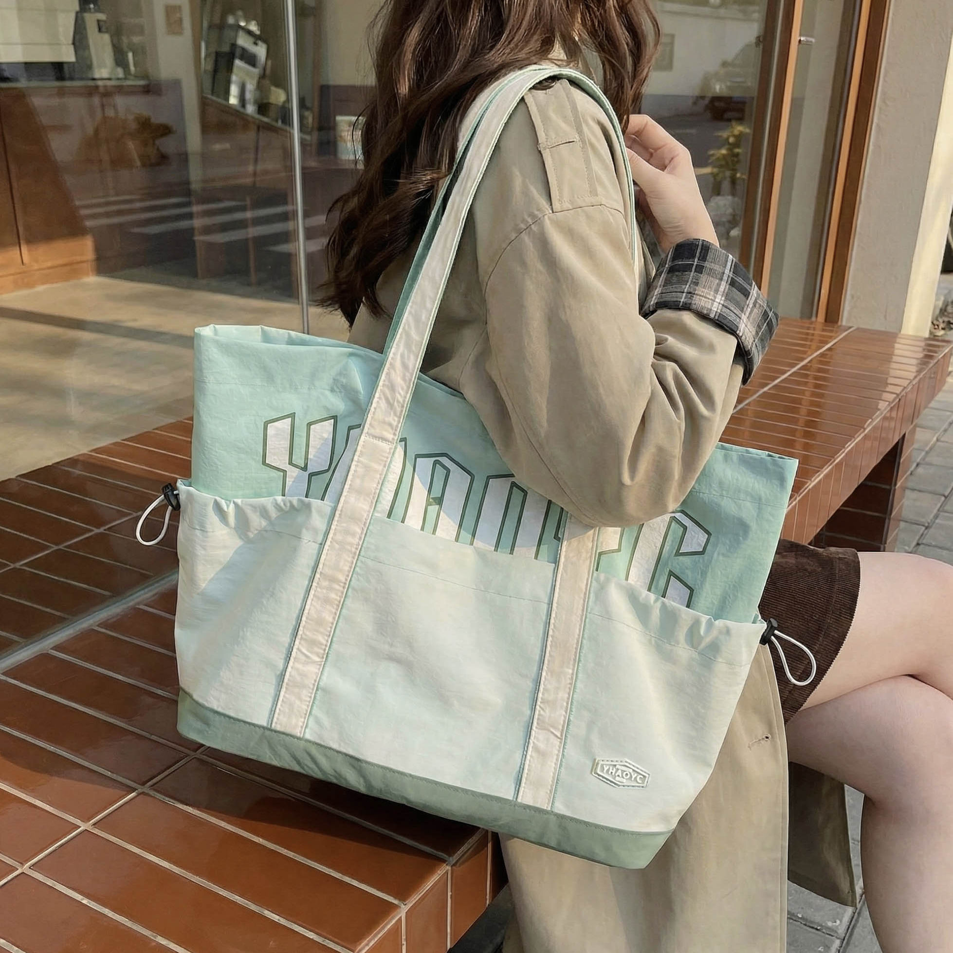 托特包女手提包短途旅行袋大容量单肩包运动瑜伽健身包羽毛球拍包,箱包皮具/热销女包/男包,通用款女包,淘宝优惠券,粉丝福利购,淘宝优惠卷