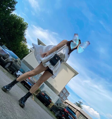 新款气质甜美法式珠光无袖连衣裙