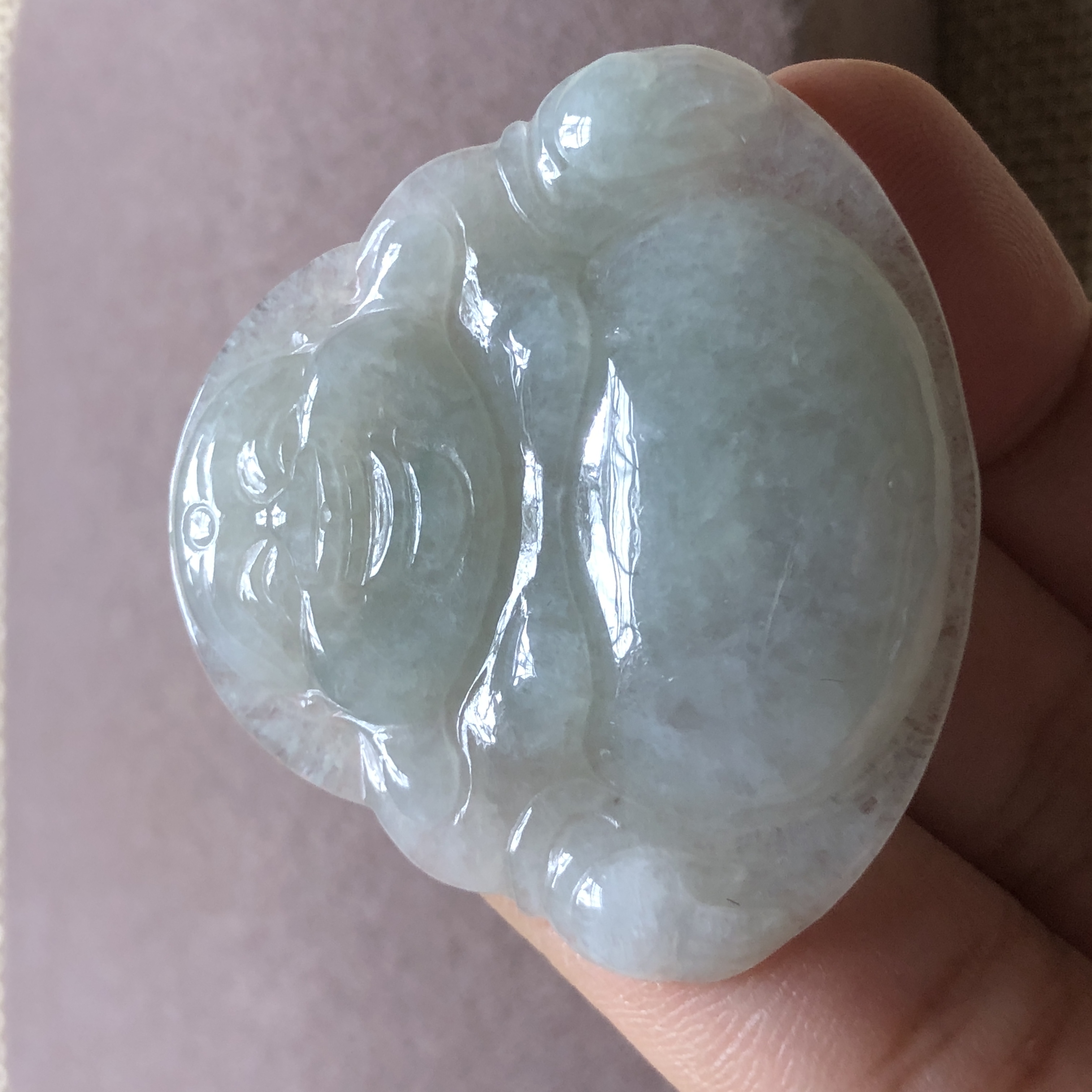 缅甸玉石A货翡翠珠宝玉器文玩冰糯种正装佛公挂件吊坠捡漏附证书