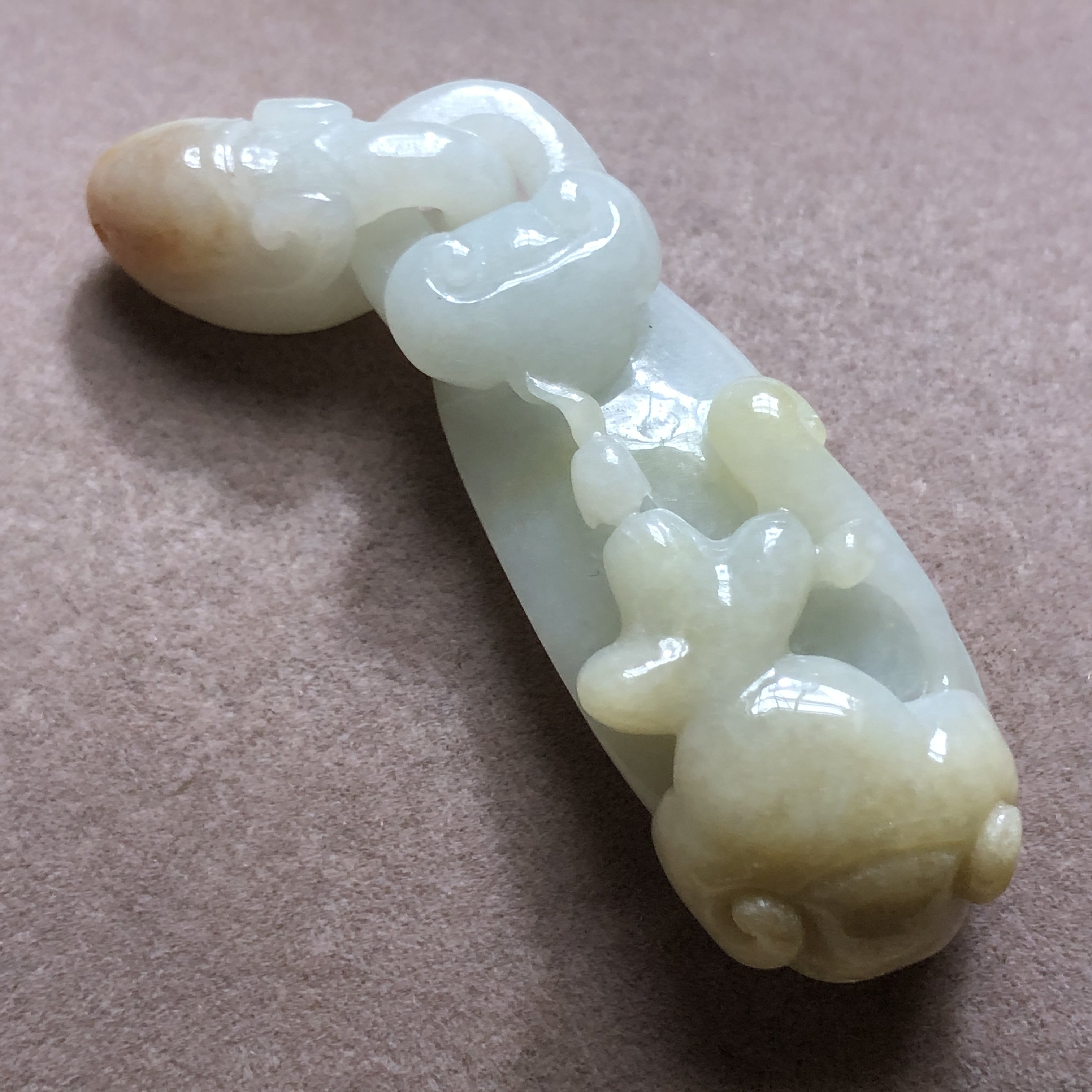 缅甸玉石A货翡翠玉雕玉器文玩飘黄翡无相佛悟道厚装挂件吊坠捡漏