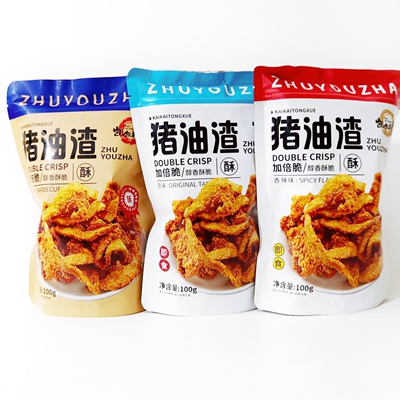 山东特产凯凯同学猪油肉渣原味烧烤香辣即食醇香酥脆解馋肉类零食