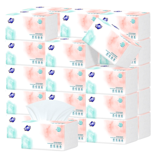 金博仕抽纸整箱实惠装家用大包批发餐巾纸可擦手面巾纸卫生纸婴儿