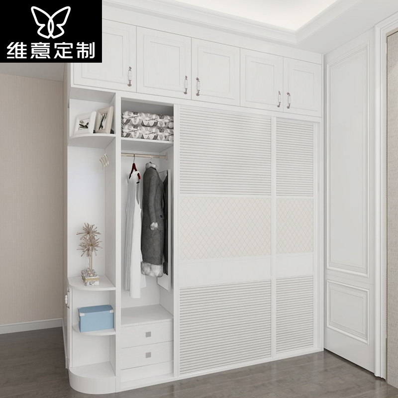 gìn giữ hòa bình Italia tùy chỉnh walk-in closet cloakroom tổng thể cửa phòng ngủ trượt tối giản hiện đại tùy chỉnh tủ quần áo toàn bộ ngôi nhà