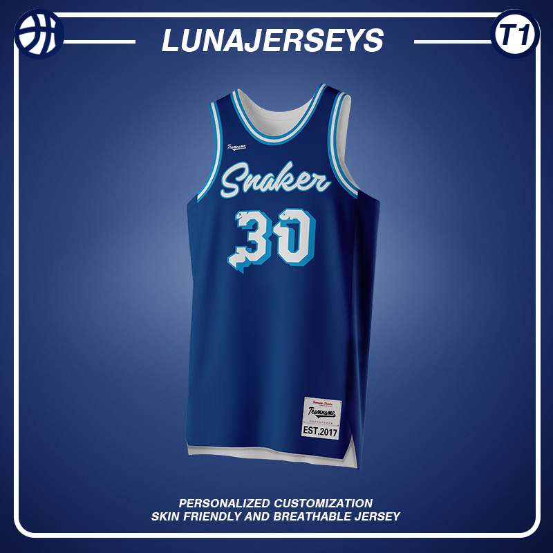 TEAMNAME蛇年贺岁美式定制球衣男