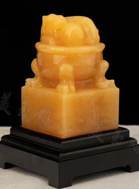 美玉雕天然玉石招财中式店铺摆件