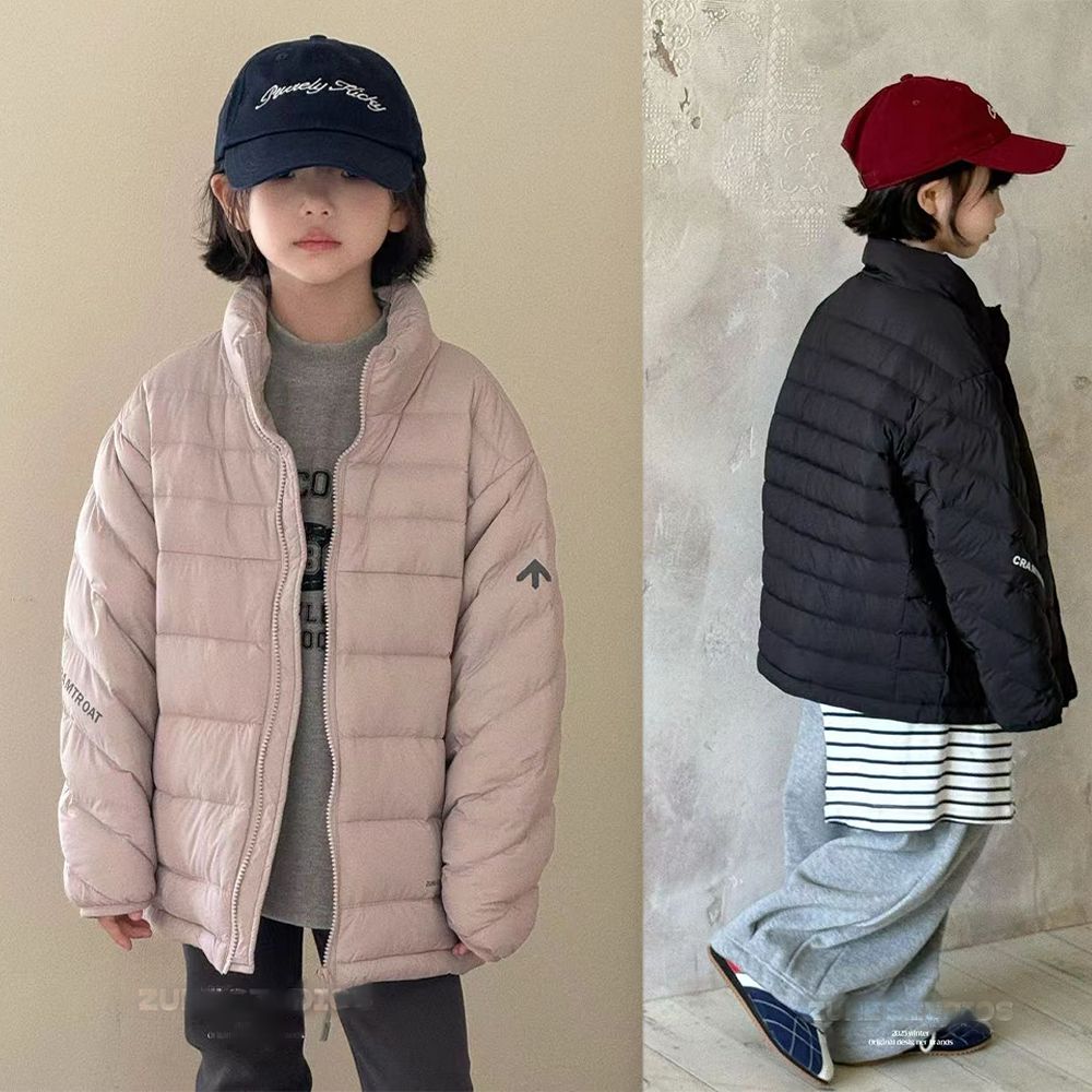 秋冬新款轻薄羽绒服中大童