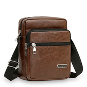商务男士 日韩单肩斜挎包休闲小背包潮包新款 男包手机包竖款 手机包