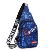 斜背包百搭斜肩包短途旅行简约包包2024新款 防水斜挎胸包男女 时尚