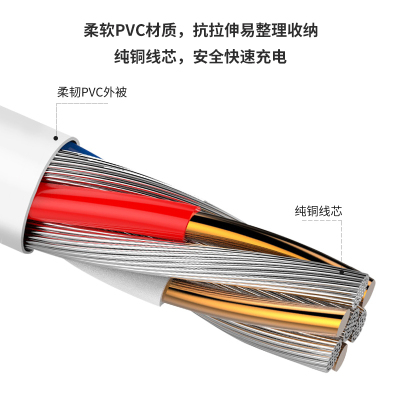 儿童电话手表充电线器 智能手表通用245触点PIN针磁吸充电数据线