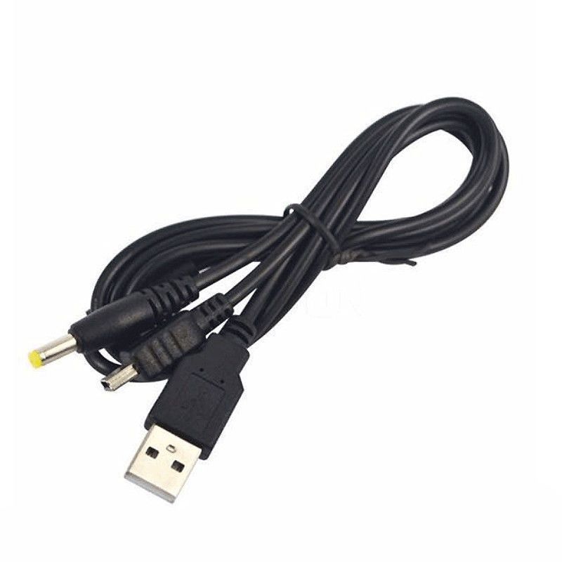 适用psp充电PSP5P二合一充电线USBMINIt型口数据线短线双头可充电