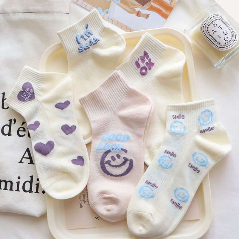 网眼袜子女夏季透气短袜